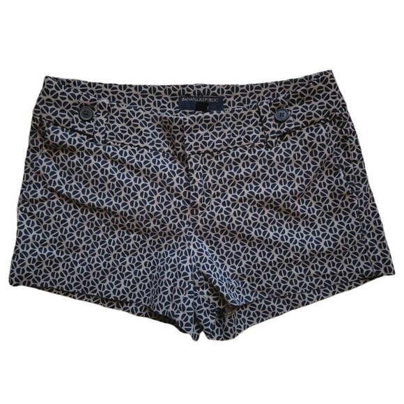 Size 2 Banana Republic Ryan Fit Shorts Stretch 3" Chino, Low Rise, Patterned - Picture 1 of 11